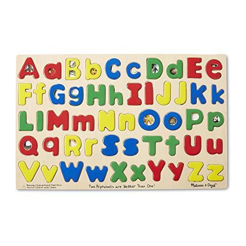 メリッサ&ダグ おもちゃ 知育玩具 47 Melissa & Doug Upper & Lower Case Alphabet Letters Wooden Puz
