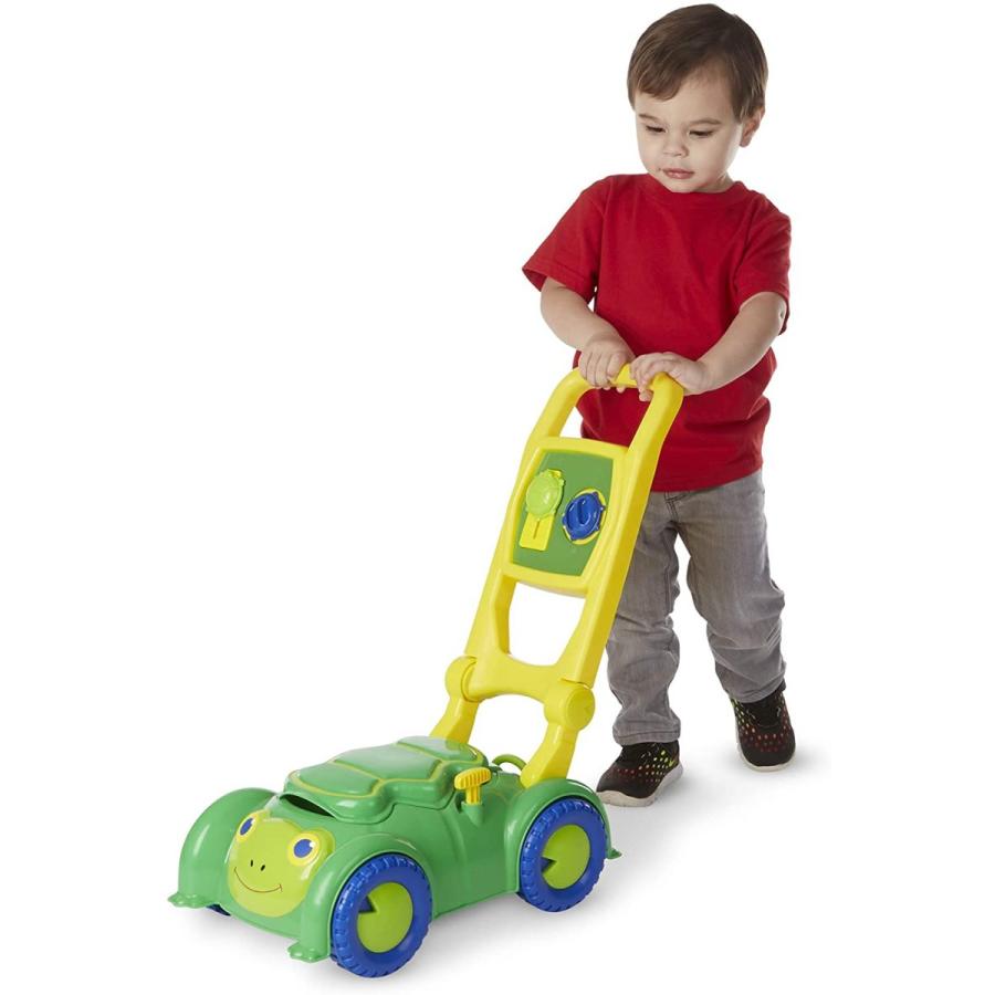 メリッサ\u0026ダグ おもちゃ 知育玩具 96437 Melissa \u0026 Doug Sunny Patch Snappy Turtle Lawn Mower - Pretの画像