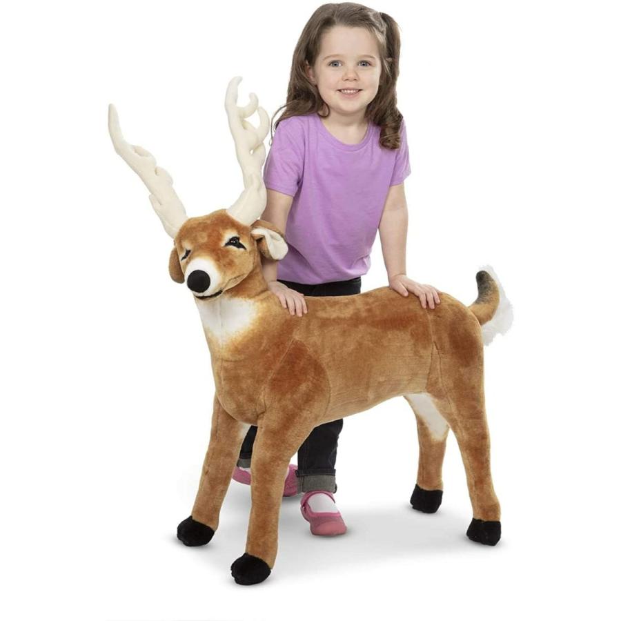 メリッサ\u0026ダグ おもちゃ おままごと 2174 Melissa \u0026 Doug Giant Deer - Lifelike Stuffed Animal (Ove_1