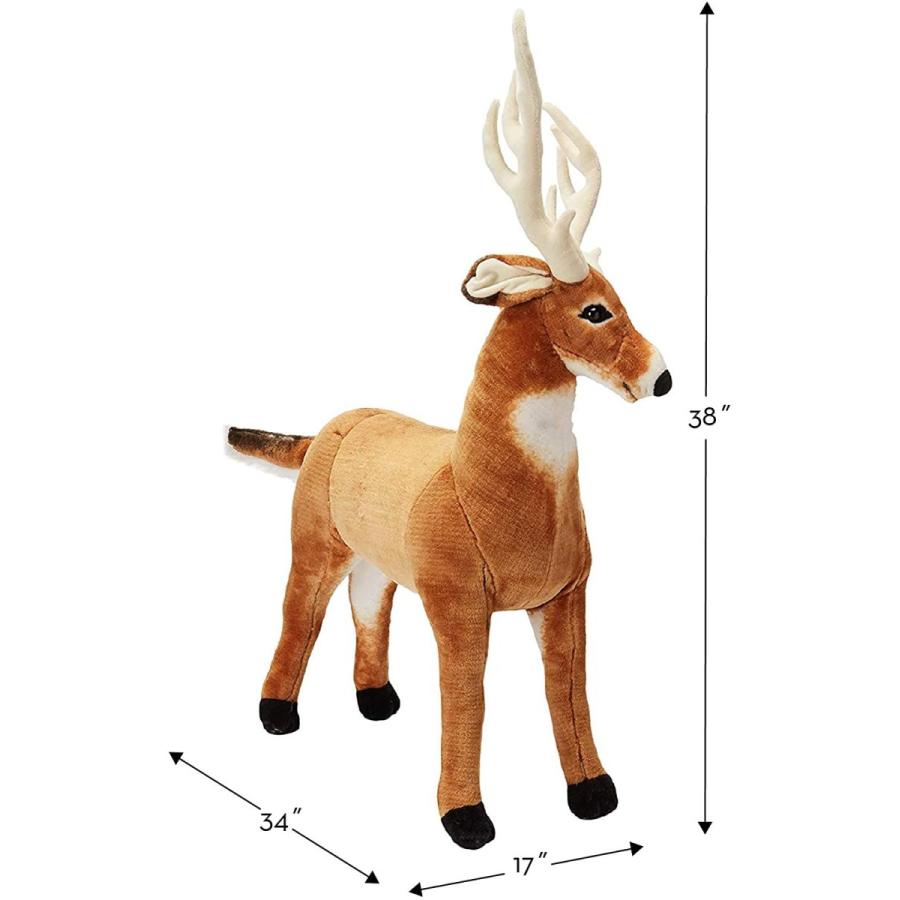メリッサ\u0026ダグ おもちゃ おままごと 2174 Melissa \u0026 Doug Giant Deer - Lifelike Stuffed Animal (Ove_4