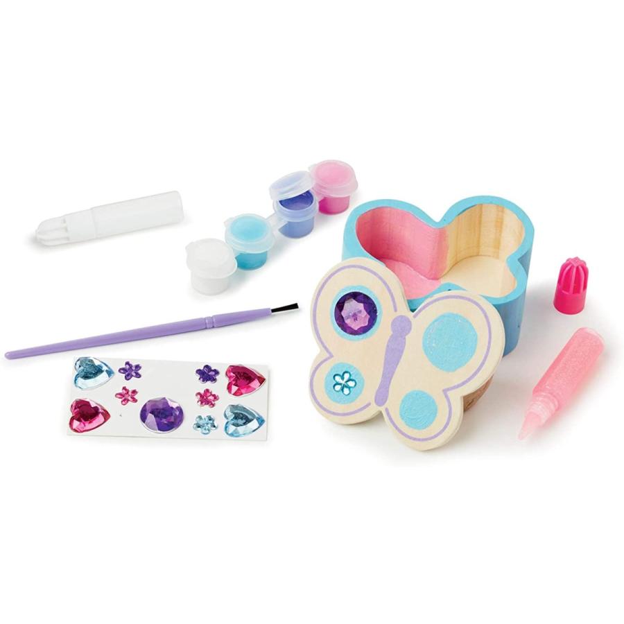 メリッサ&ダグ おもちゃ 知育玩具 8853 Melissa & Doug Created by Me! Butterfly Box Wooden Craft Ki_2