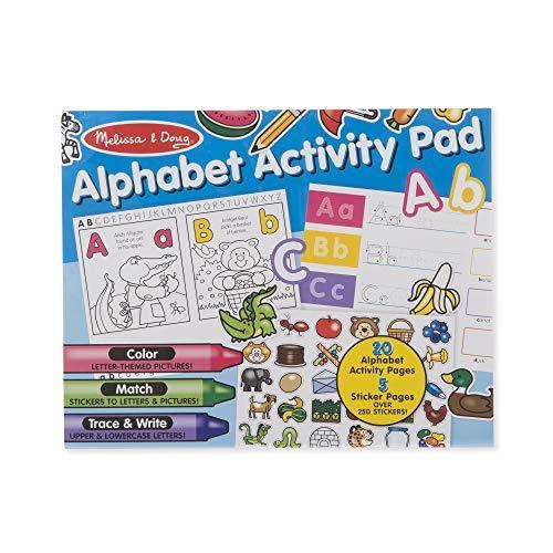 メリッサ\u0026ダグ おもちゃ 知育玩具 8563 Melissa \u0026 Doug Alphabet Activity Sticker Pad for Coloring,