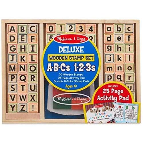 メリッサ\u0026ダグ おもちゃ 知育玩具 30118 Melissa \u0026 Doug Wooden ABC Activity Stamp Set, 1 EA