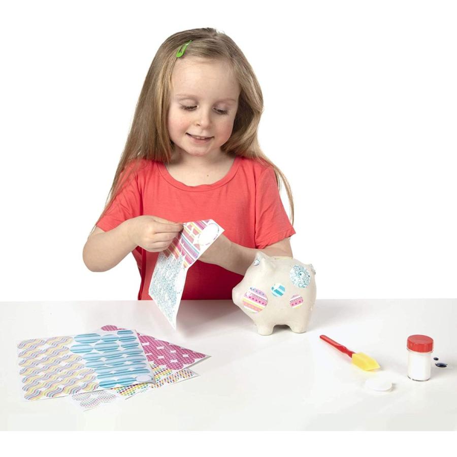 メリッサ&ダグ おもちゃ 知育玩具 30106 Melissa & Doug Decoupage Made Easy - Piggy Bank