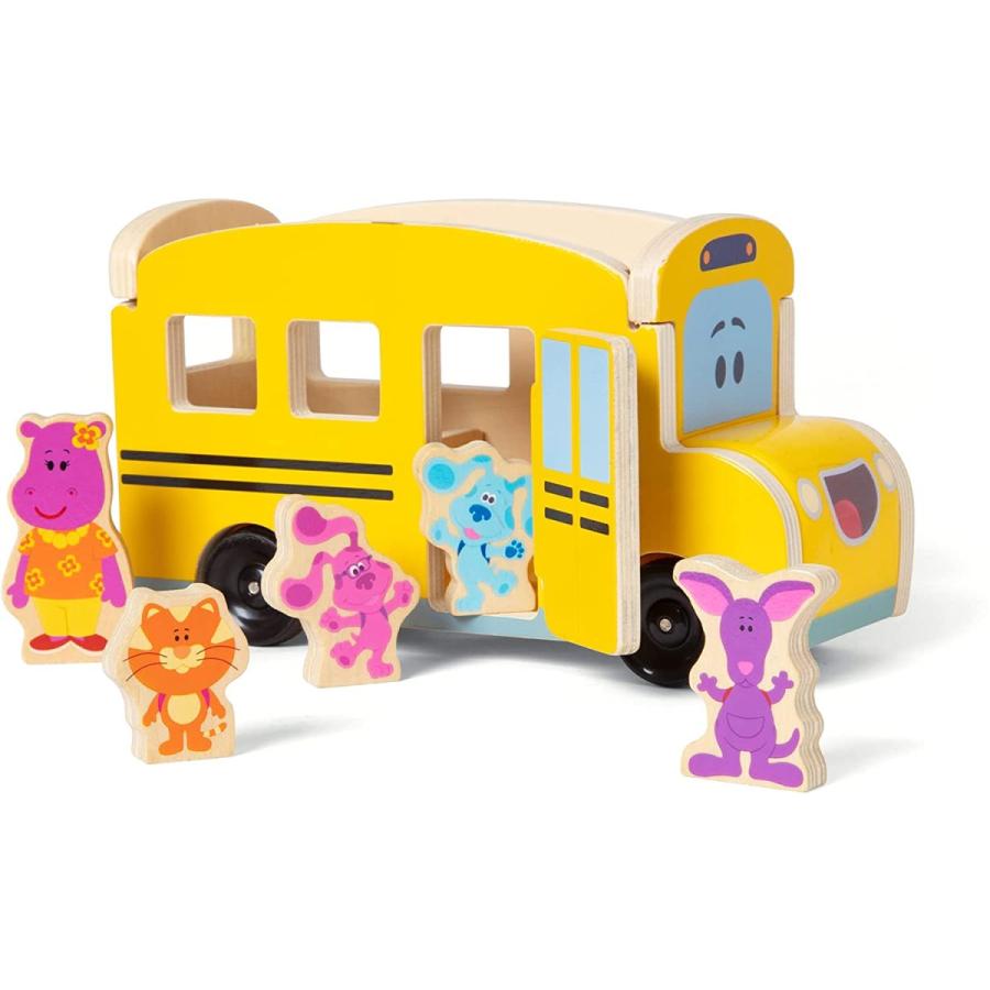 メリッサ&ダグ おもちゃ 知育玩具 33011 Melissa & Doug Blue's Clues & You! Wooden Pull-Back School_3