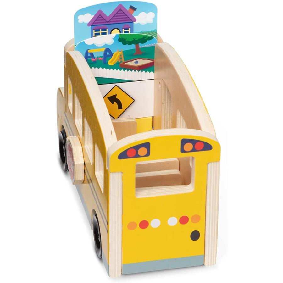 メリッサ&ダグ おもちゃ 知育玩具 33011 Melissa & Doug Blue's Clues & You! Wooden Pull-Back School_5