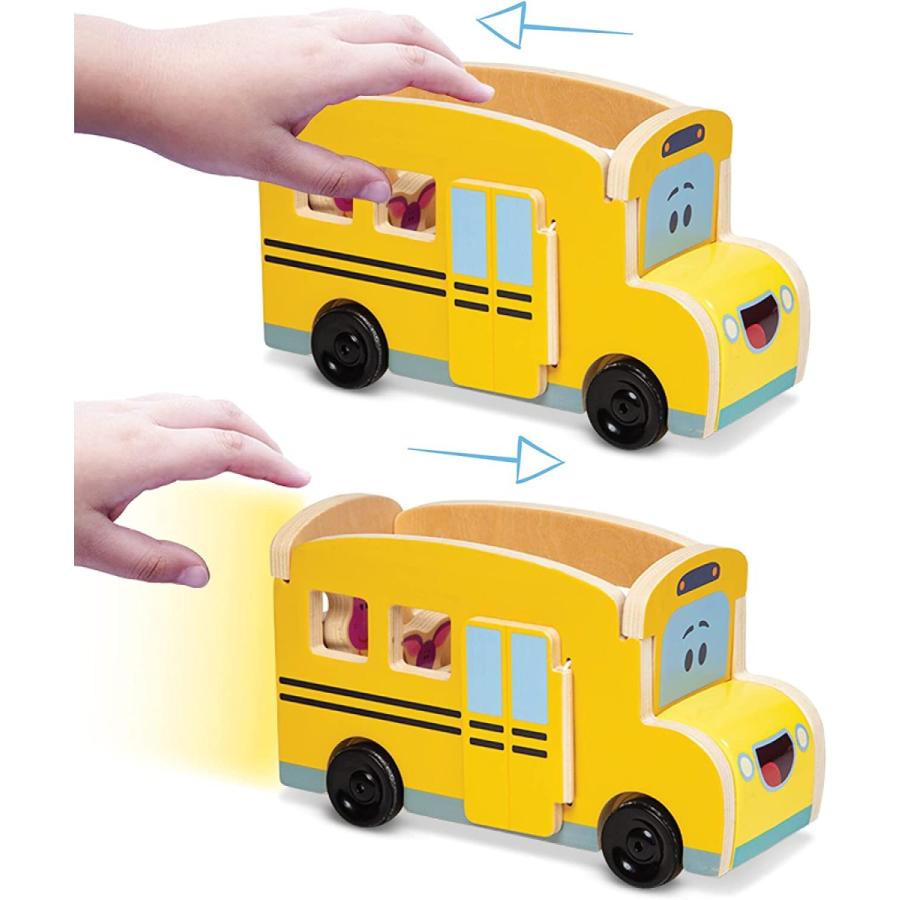 メリッサ&ダグ おもちゃ 知育玩具 33011 Melissa & Doug Blue's Clues & You! Wooden Pull-Back School_6