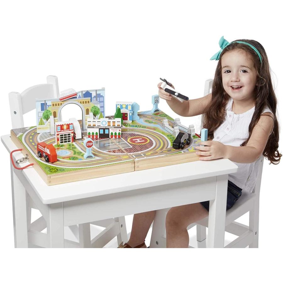 メリッサ&ダグ おもちゃ 知育玩具 Melissa & Doug Take-Along Railroad & Take-Along Town Take Along Melissa Doug メリッサ&ダグ おもちゃ 知育玩具 Railroad