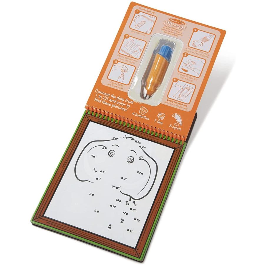 メリッサ&ダグ おもちゃ 知育玩具 31950 Melissa & Doug On The Go Water Wow! Reusable Water-Reveal