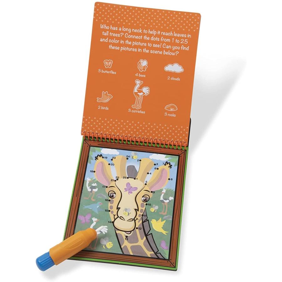 メリッサ&ダグ おもちゃ 知育玩具 31950 Melissa & Doug On The Go Water Wow! Reusable Water-Reveal