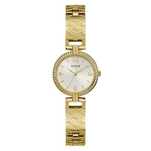 腕時計 ゲス GUESS GW0112L2 GUESS Women's Quartz Watch with Stainless Steel Strap, Gold, 14 (Model: GW0112