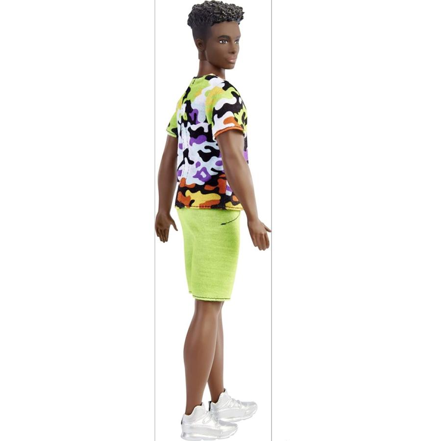 バービー バービー人形 HBV23 Barbie Fashionistas Ken Doll #123， Broad with Black Curly Hair Wearing M_2