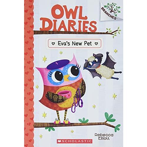 海外製絵本 知育 英語 Eva's New Pet: A Branches Book (Owl Diaries #15) (15) 外国の絵本