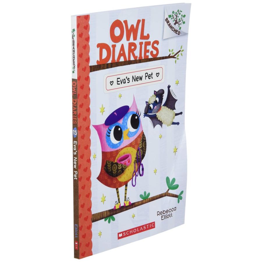海外製絵本 知育 英語 Eva's New Pet: A Branches Book (Owl Diaries #15) (15)｜maniacs-shop｜03