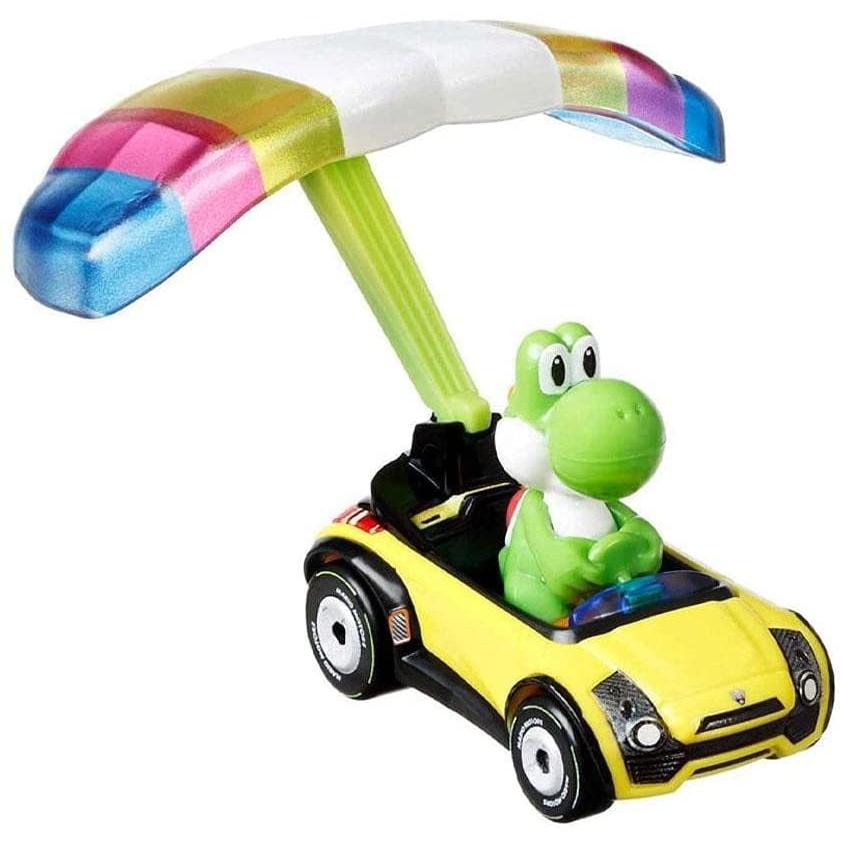 ホットウィール Hot Wheels マリオカート ヨッシー クーペとパラフォイル MARIO KART ビークル ミニカ_1