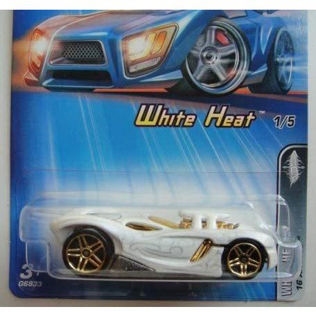ホットウィール マテル ミニカー Hot Wheels White Heat 1/5, White 16 Angels #106の画像