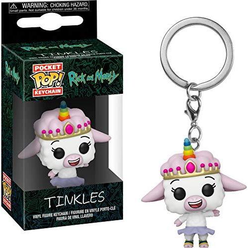 ファンコ FUNKO フィギュア 35931 Funko 35931 Pop! Keychain: Rick & Mortytinkles， Multicolor