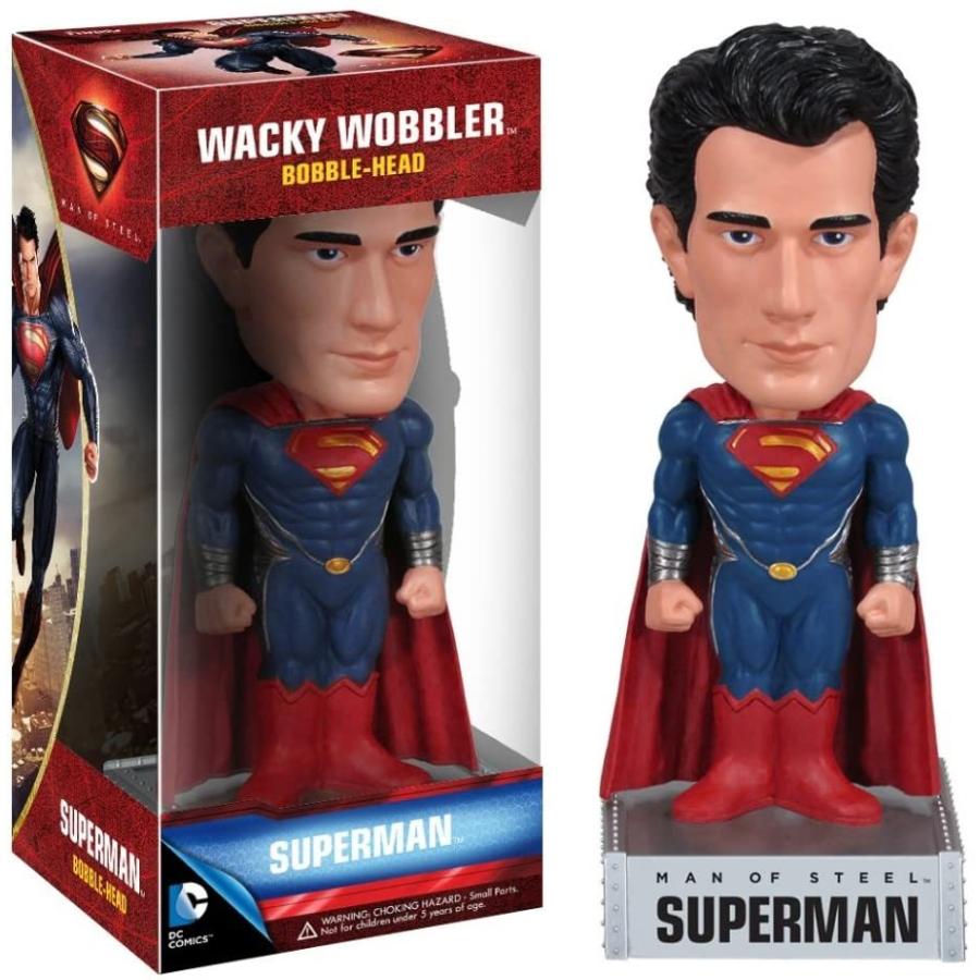 ファンコ FUNKO 図形 3094 Funko DC Comics Man of Steel Movie: Superman Wacky Wobbler おもちゃ-ゲーム、おもちゃ