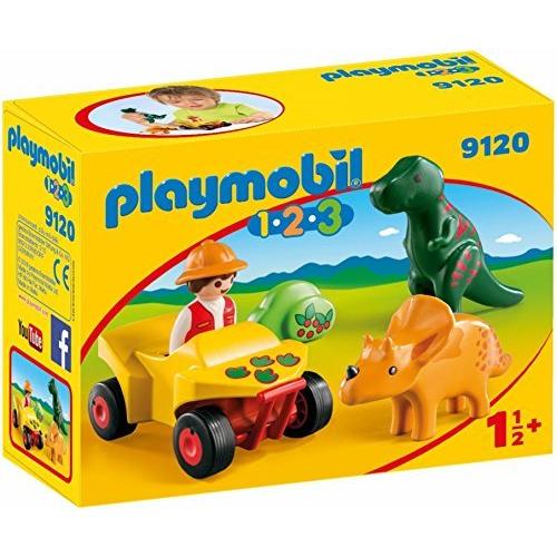 プレイモービル ブロック 組み立て 9120 PLAYMOBIL Explorer with Dinos Building Set