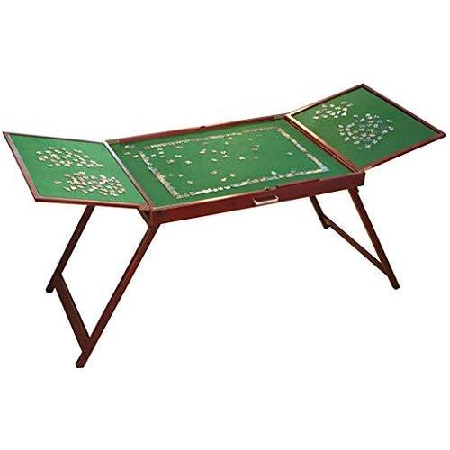 当てもの 外国で製 亜米利加 48130 Bits and Pieces Fold-and-go Wooden Jigsaw Puzzle Table with ゲーム、おもちゃ-パズル
