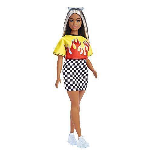 バービー バービー人形 ファッショニスタ HBV13 Barbie Fashionistas Doll, Curvy, Long Highlight