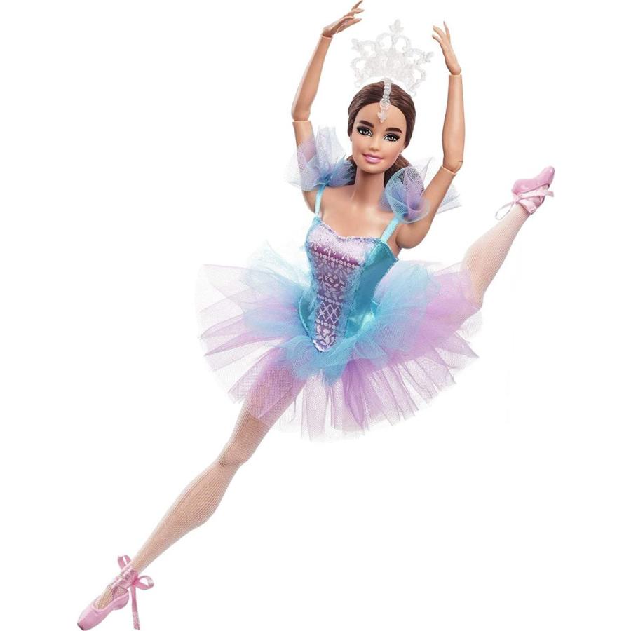バービー バービー人形 HCB88 Barbie Signature Doll, Ballet Wishes Posable Brunette With Ballerina Cosの画像