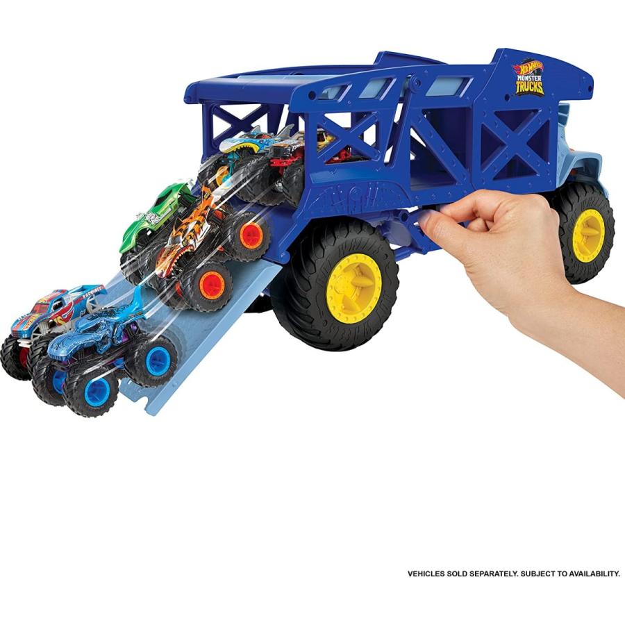 ホットウィール マテル ミニカー HFB13 Hot Wheels Monster Trucks Toy Hauler， Oversized Truck Carri