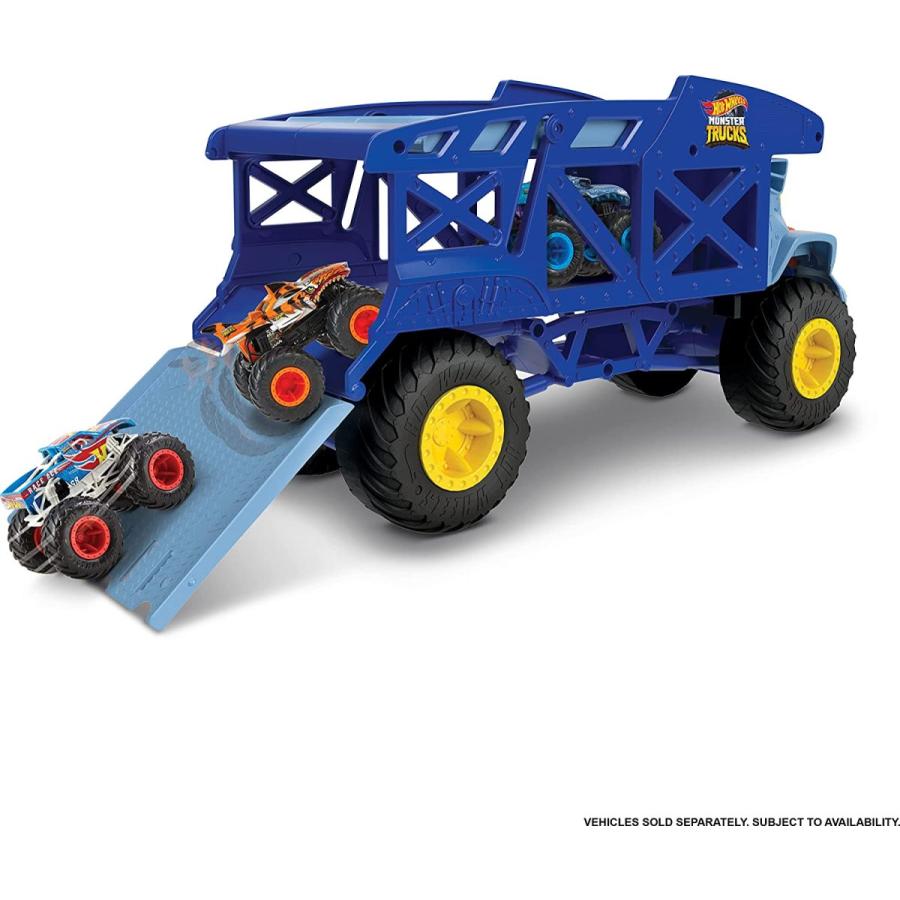ホットウィール マテル ミニカー HFB13 Hot Wheels Monster Trucks Toy Hauler， Oversized Truck Carri