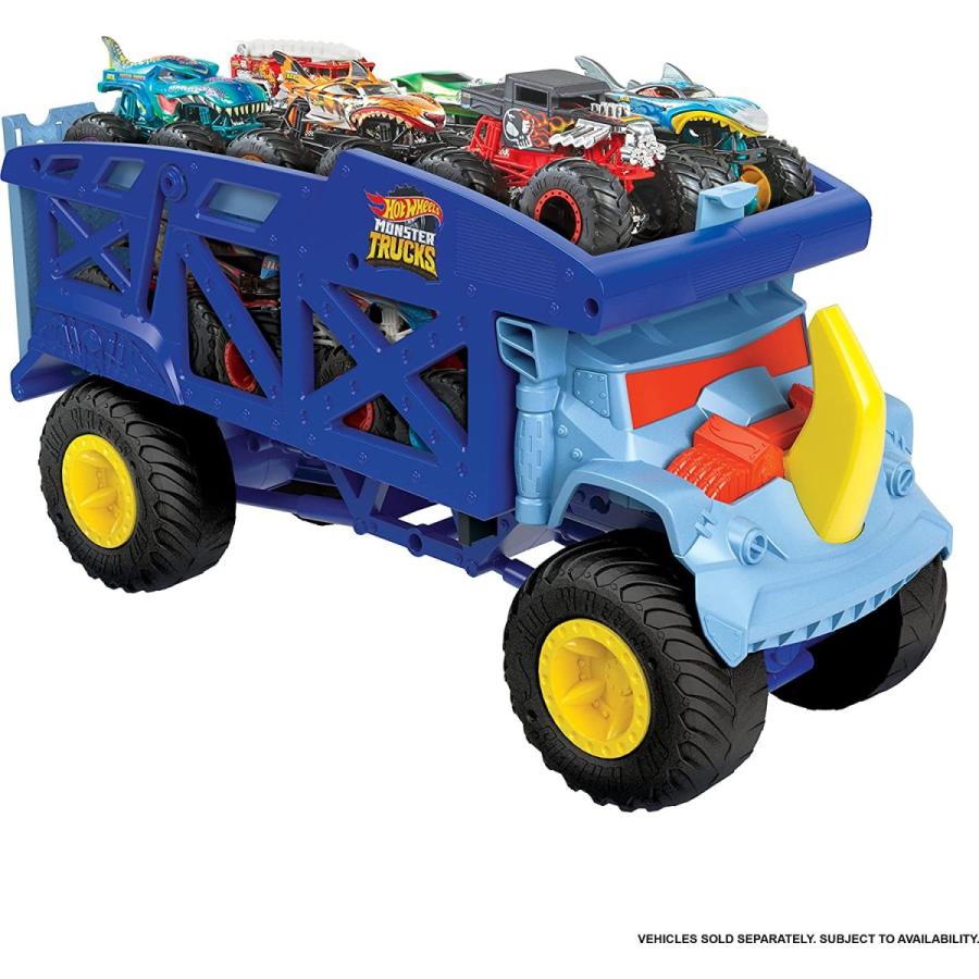 ホットウィール マテル ミニカー HFB13 Hot Wheels Monster Trucks Toy Hauler， Oversized Truck Carri