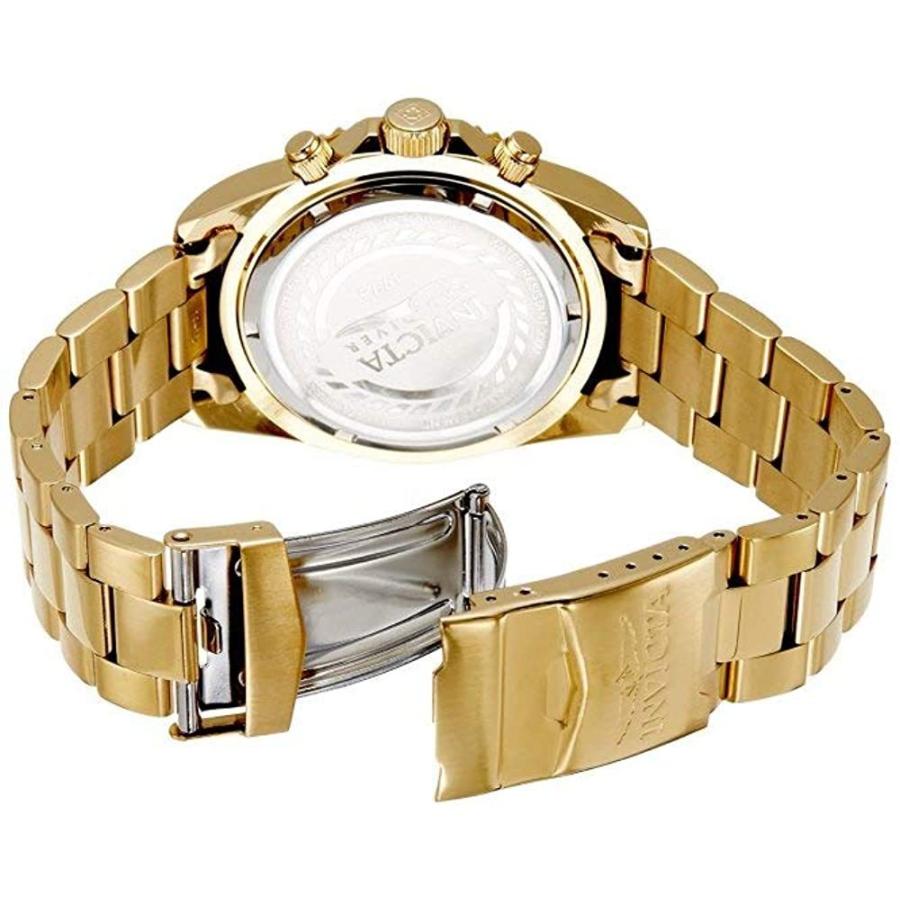 腕時計 インヴィクタ インビクタ 1774 Mens Pro Diver Chronograph Champagne Dial 18K Gold Plated S 腕時計 インヴィクタ インビクタ Mens Pro Diver Chronograph Champagne Dial 18K Gold Plated