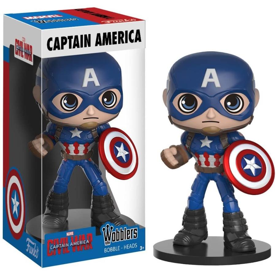 ファンコ FUNKO フィギュア 12478 Funko Wobbler: Captain America Civil War Toy Figure_1