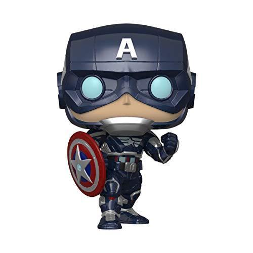 ファンコ FUNKO フィギュア 47757 Funko Pop! Marvel: Avengers Game - Captain America (Stark Tech Suit)