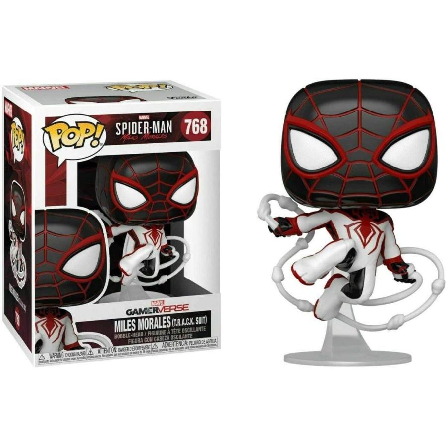 ファンコ FUNKO フィギュア Spider-Man Miles Morales T.R.A.C.K. Track Suit Pop # 768 Marvel Gamerverse_3