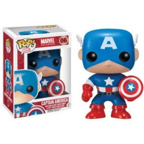ファンコ FUNKO フィギュア 2224 Funko Marvel Captain America Pop Vinyl Figure,Multi,3.75 inches