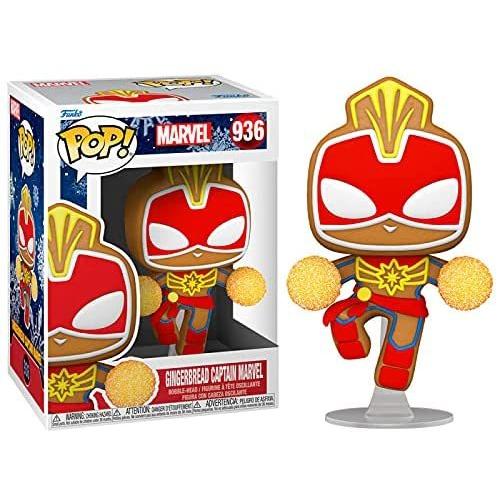 ファンコ FUNKO フィギュア 50661 Funko Pop! Marvel: Gingerbread Captain Marvelの画像