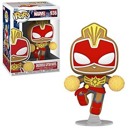 ファンコ FUNKO フィギュア 50661 Funko Pop! Marvel: Gingerbread Captain Marvelの画像
