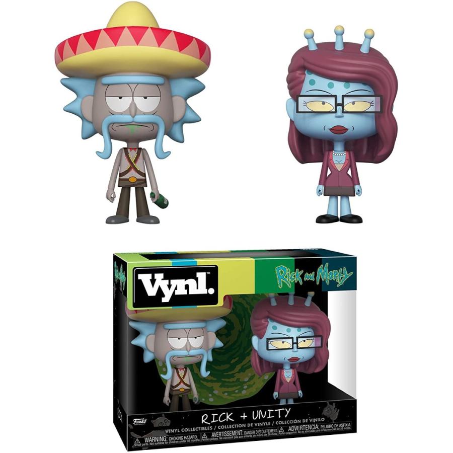 ファンコ FUNKO フィギュア 32267 Funko 32267 Vynl Morty-Rick with Sombrero and Unity Collectible Figur_1