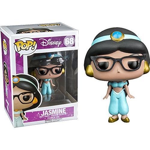ファンコ FUNKO フィギュア 68 Funko POP Disney: Jasmine Nerd Exclusive Vinyl Figure