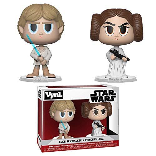 ファンコ FUNKO フィギュア 31620 Funko Vynl: Star Wars - Princess Leia & Luke Skywalker， Standard Toy，