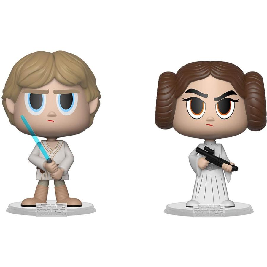 ファンコ FUNKO フィギュア 31620 Funko Vynl: Star Wars - Princess Leia & Luke Skywalker， Standard Toy，_2