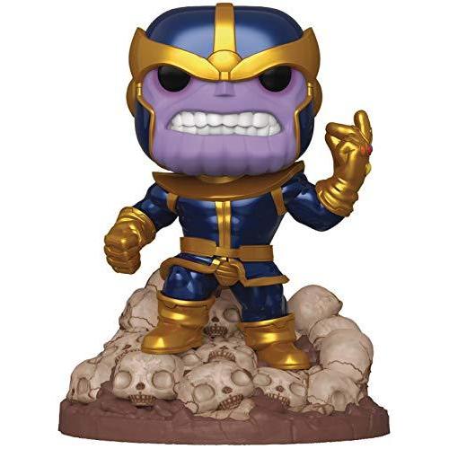 ファンコ FUNKO フィギュア FU43968 Funko Pop! Marvel Heroes: Thanos Snap 6" Deluxe Vinyl Figure， Multi