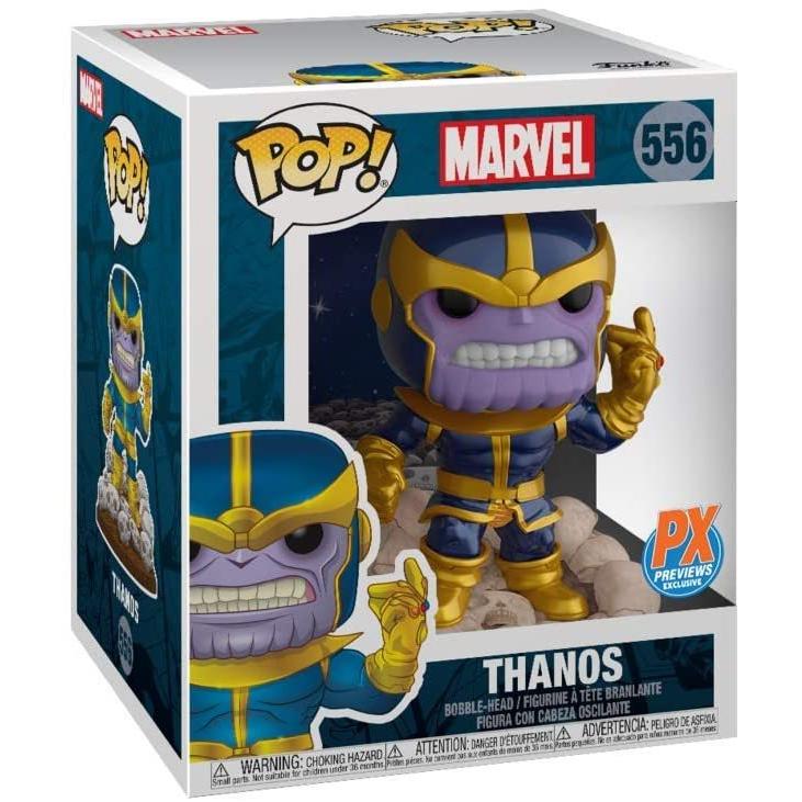 ファンコ FUNKO フィギュア FU43968 Funko Pop! Marvel Heroes: Thanos Snap 6" Deluxe Vinyl Figure， Multi_1