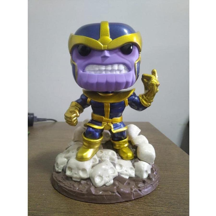 ファンコ FUNKO フィギュア FU43968 Funko Pop! Marvel Heroes: Thanos Snap 6" Deluxe Vinyl Figure， Multi_2