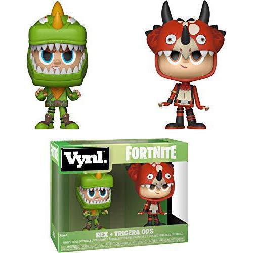 ファンコ FUNKO フィギュア 35273 Funko Vynl: Fortnite - Rex & Tricera Ops Toy， Multicolor