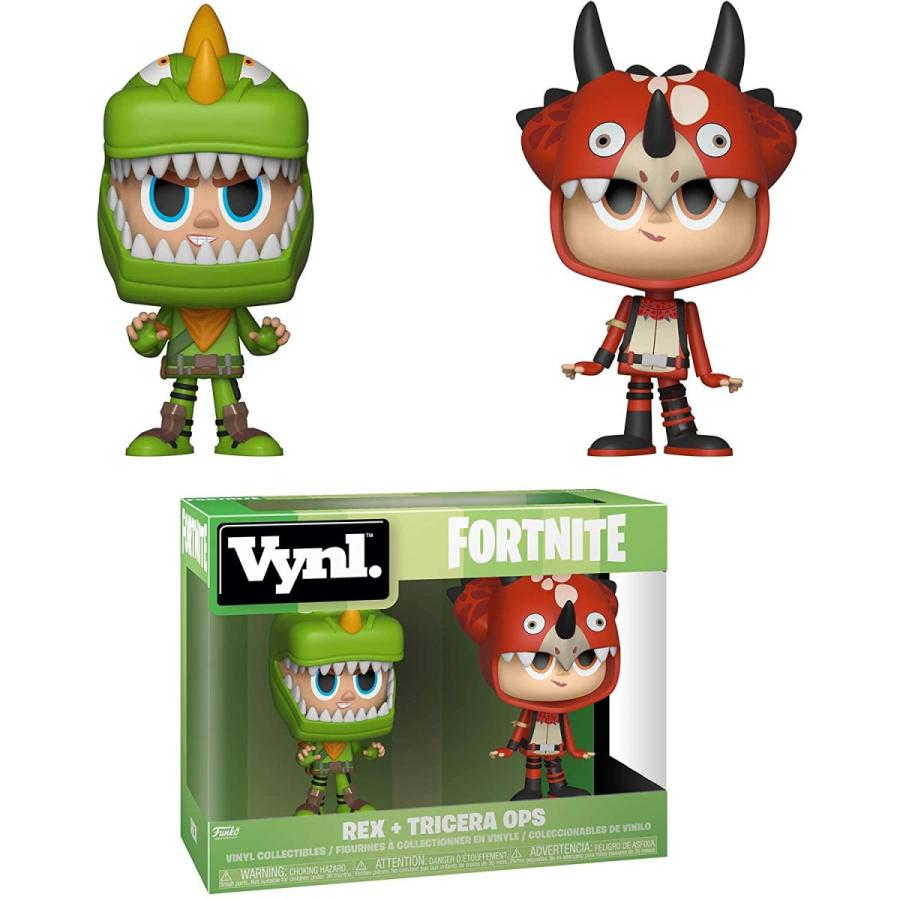 ファンコ FUNKO フィギュア 35273 Funko Vynl: Fortnite - Rex & Tricera Ops Toy， Multicolor_1