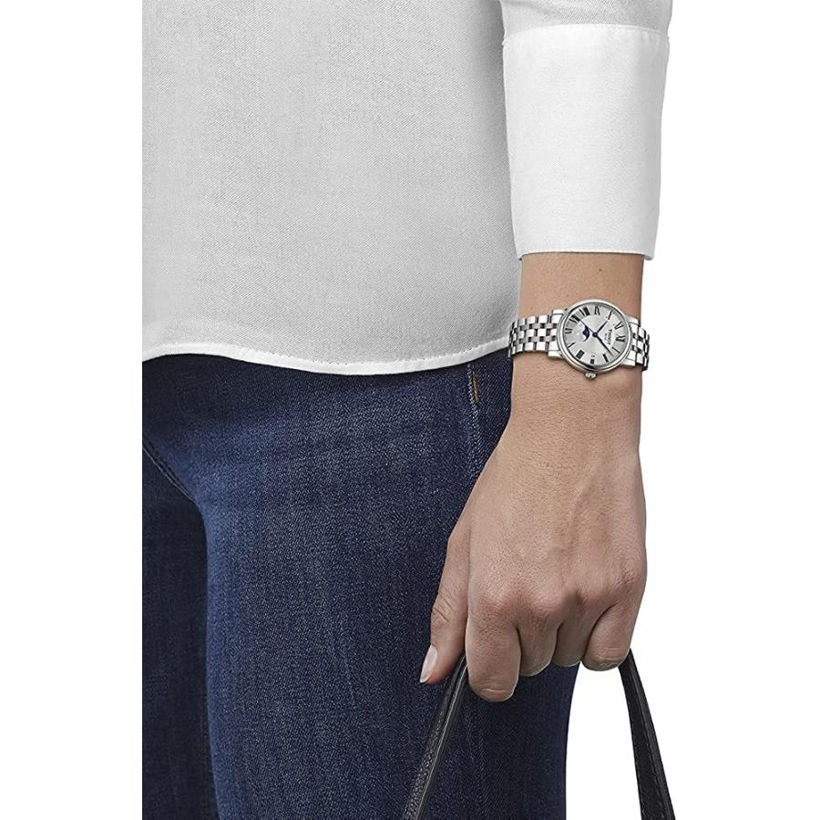 腕時計 ティソ レディース T1222231103300 Tissot Womens Tissot Carson Premium Lady Moonphase Swiss Quの画像