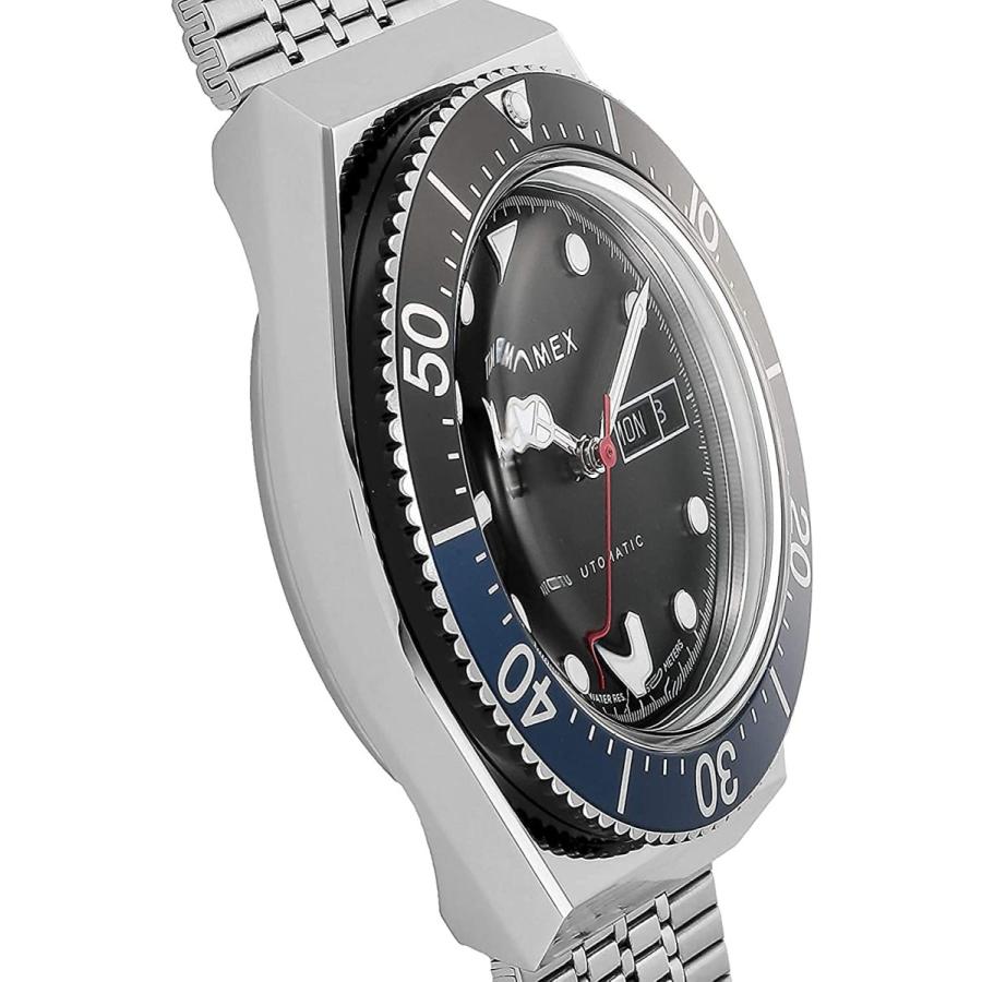 腕時計 タイメックス メンズ TW2U29500 Timex Automatic Watch TW2U29500, Silver, Bracelet｜maniacs-shop｜05