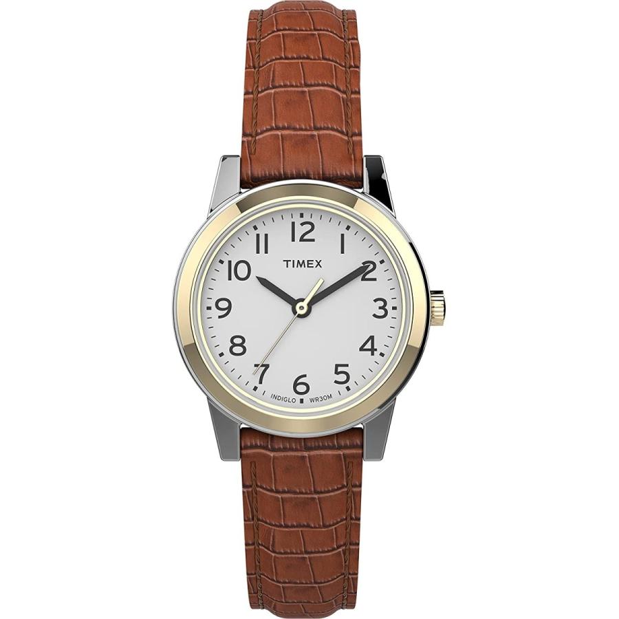 腕時計 タイメックス レディース TW2V269009J Timex Women's Essex Avenue 25mm Watch ? Two-Tone Ca｜maniacs-shop