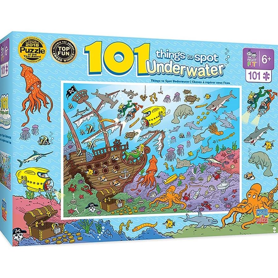 当てもの 外国で製 亜米利加 11839 Masterpieces 100 Piece Family Jigsaw Puzzle for Kids - 101 ジグソーパズル-ゲーム、おもちゃ-パズル