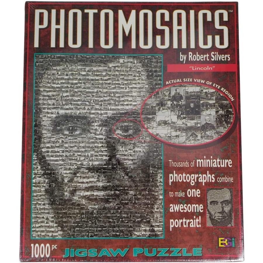 ジグソーパズル 海外製 アメリカ 506 Buffalo Games Photomosaic: Lincoln